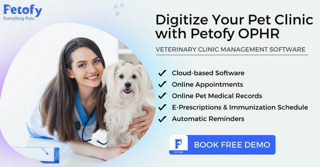 Digitize your veterinary Clinic with Petofy Veterinary Software OPHR