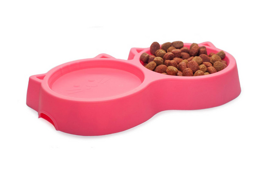 Silicone cat bowls for feeding cat