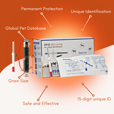 ISO Compliant Pet Microchip for Dogs And Cats
