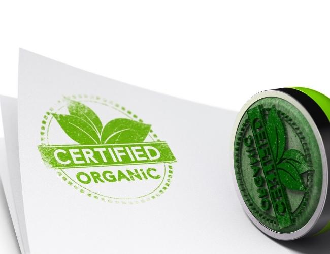 Use certified organic vegetables