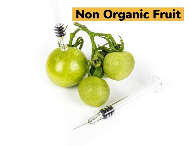 Wash non-organic produce thoroughly