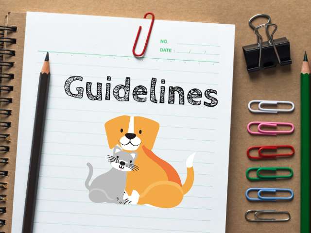 A hand book with some pencils and clippers to note guidelines